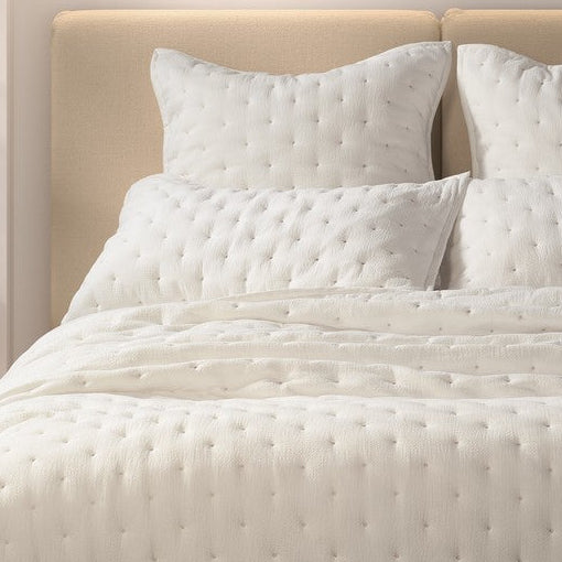 Courtepointe piquée Blanche