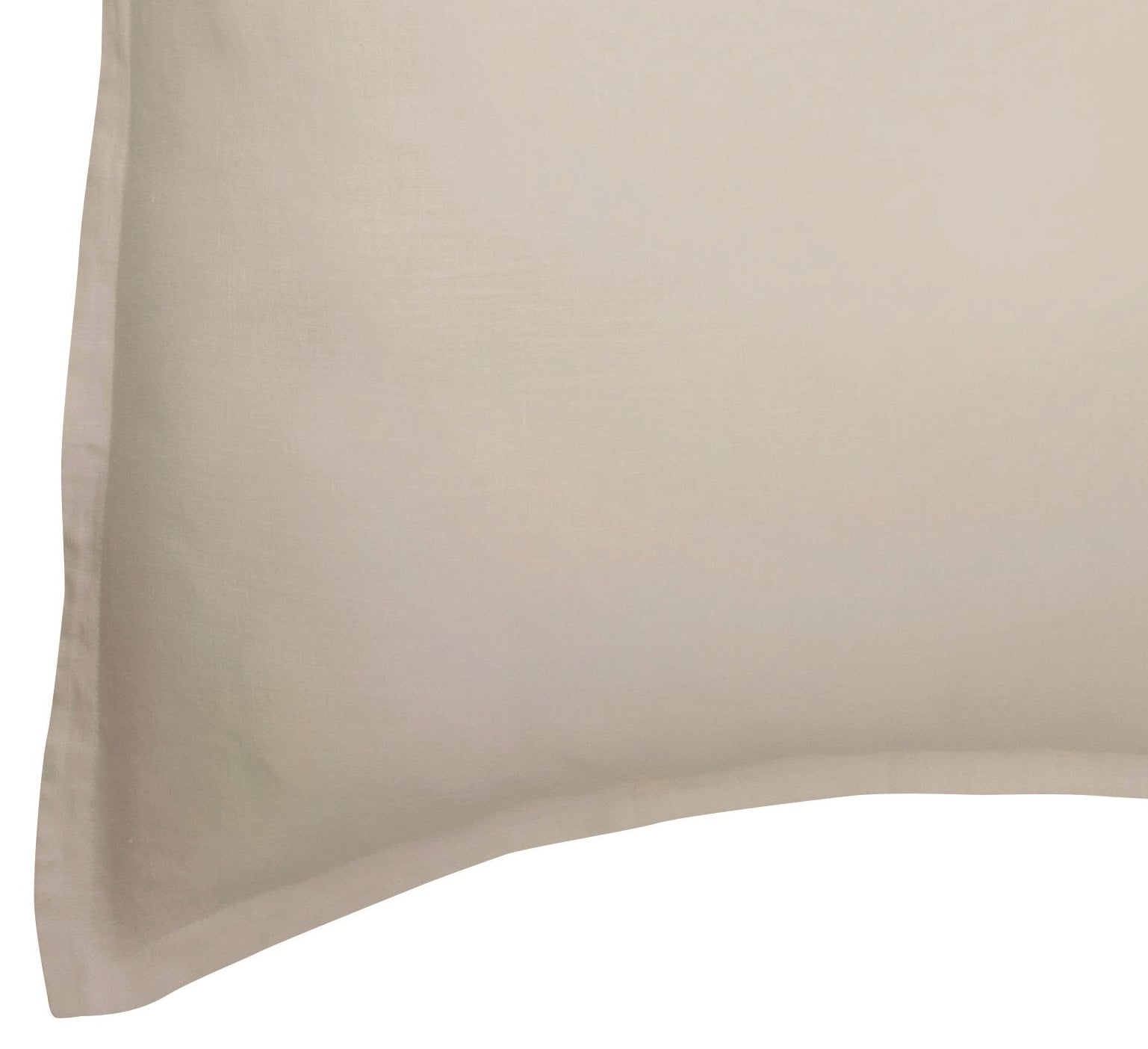 Linen natural european sham