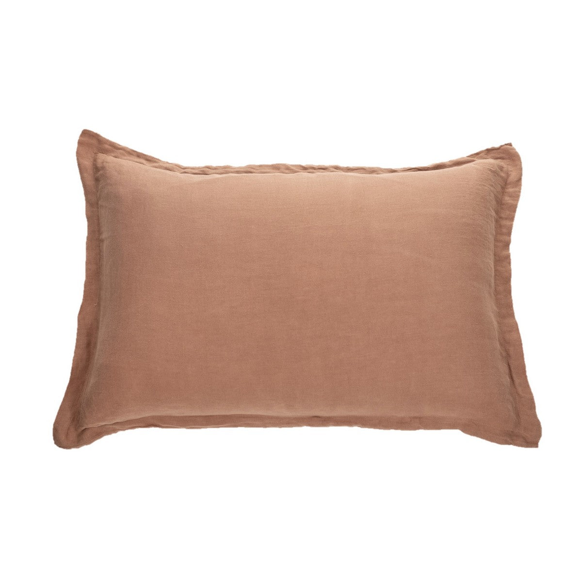 Lin brown decorative pillow shams