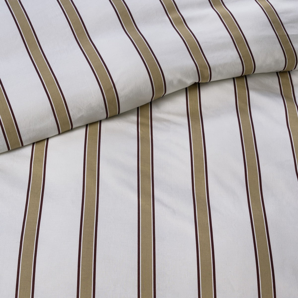 Dune ivory duvet cover with tan and burgundy duvet cover