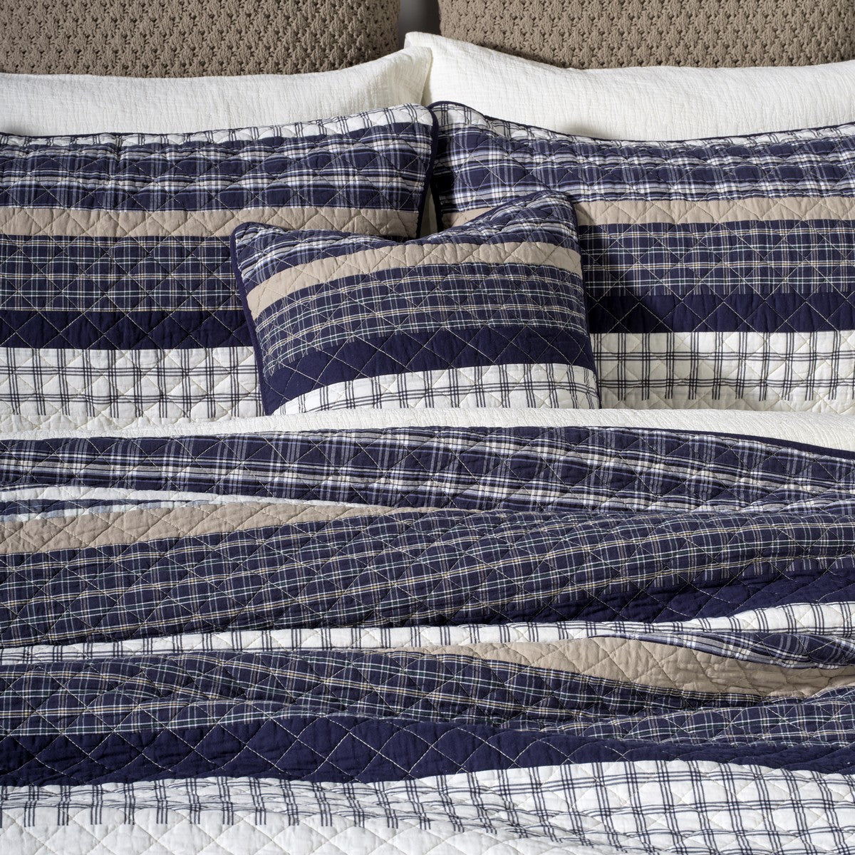 Courtepointe à carreaux Graham