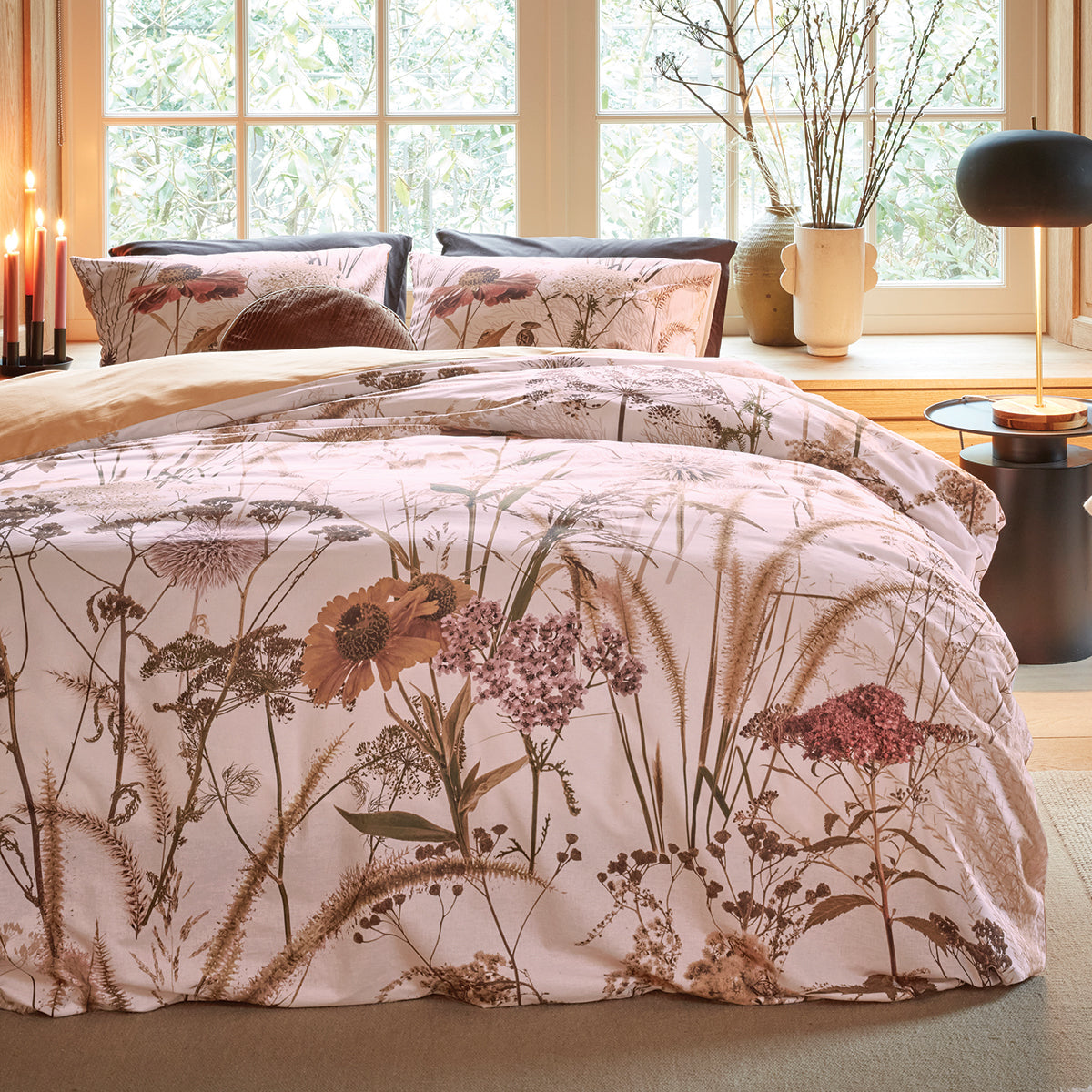 Housse de couette fleurie Echinacea