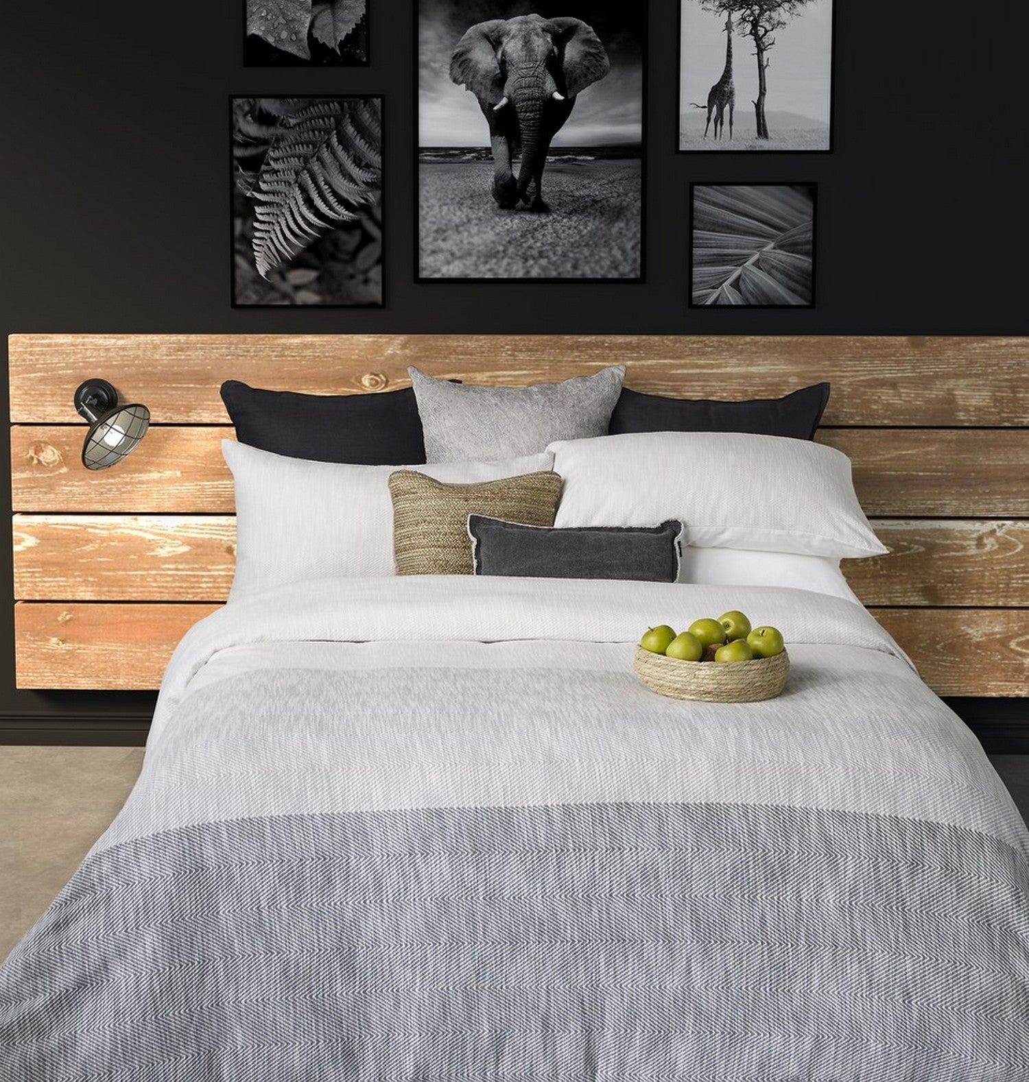 Housse de couette à motifs chevron Fleetwood
