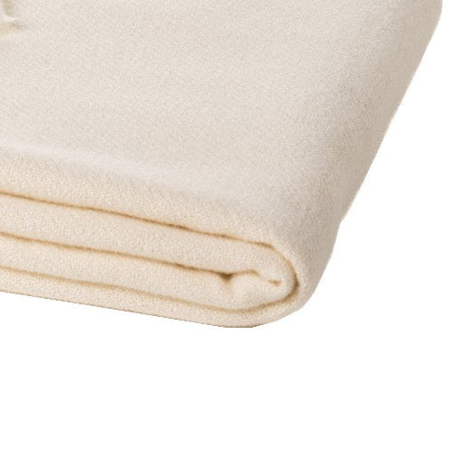 Millie solid cream throw
