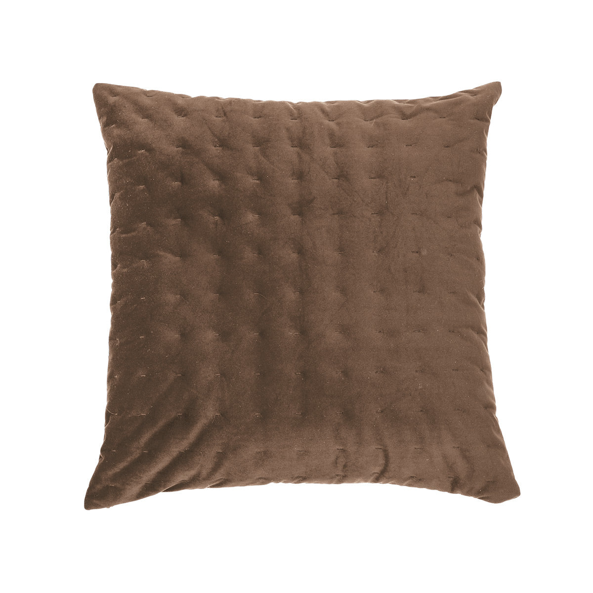 Riad brown velvet european pillow