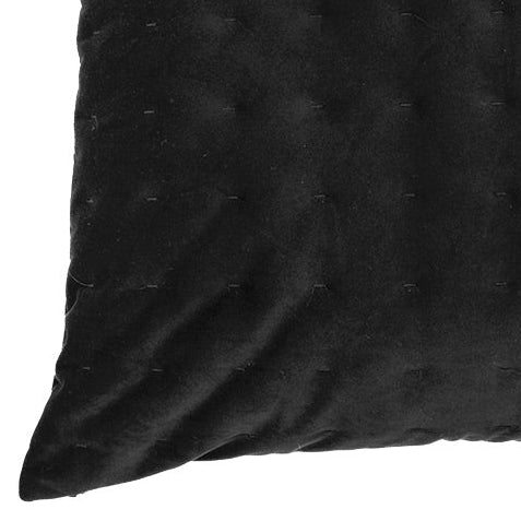 Riad set of black velvet decorative pillows