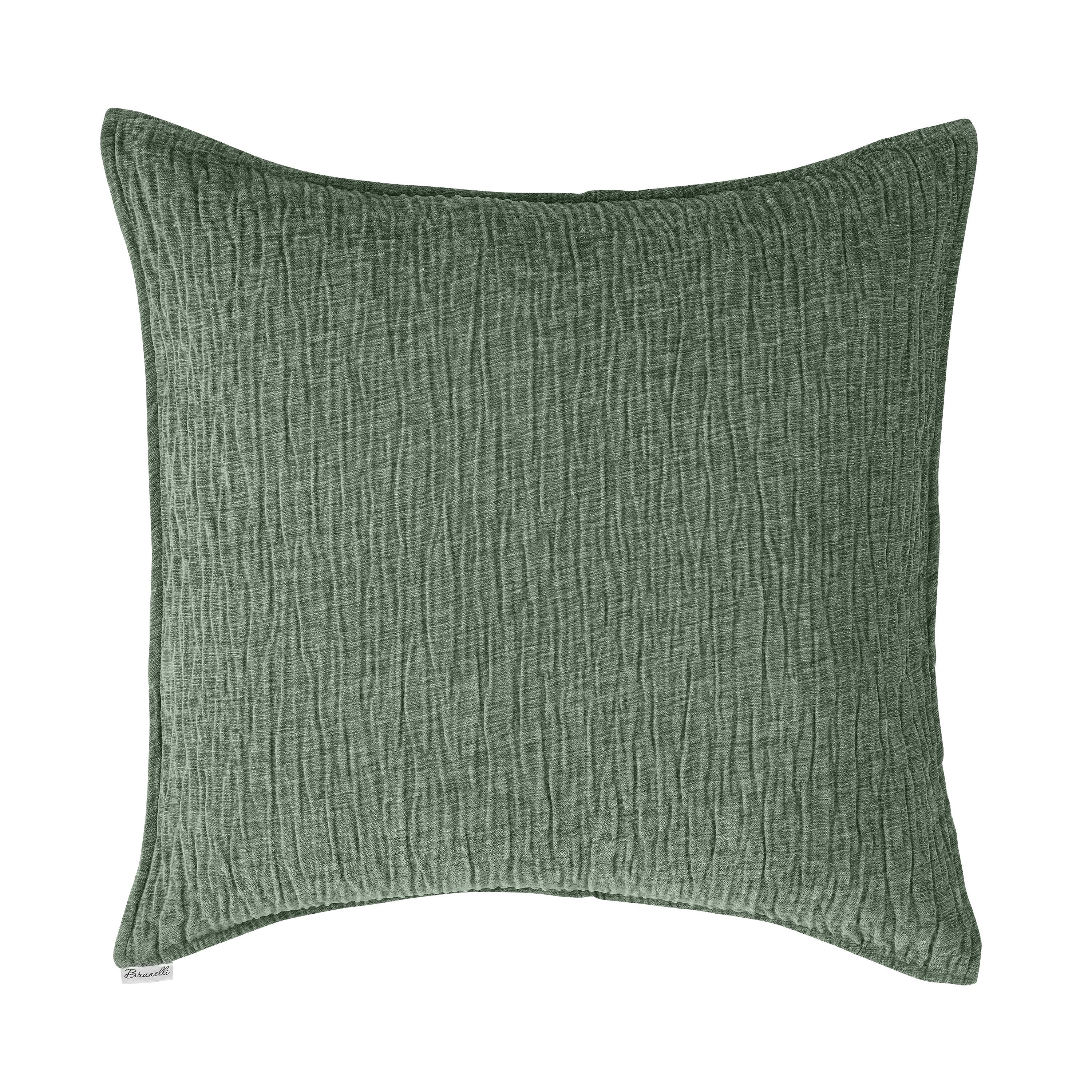 Barbara Green Textured European Pillow Sham