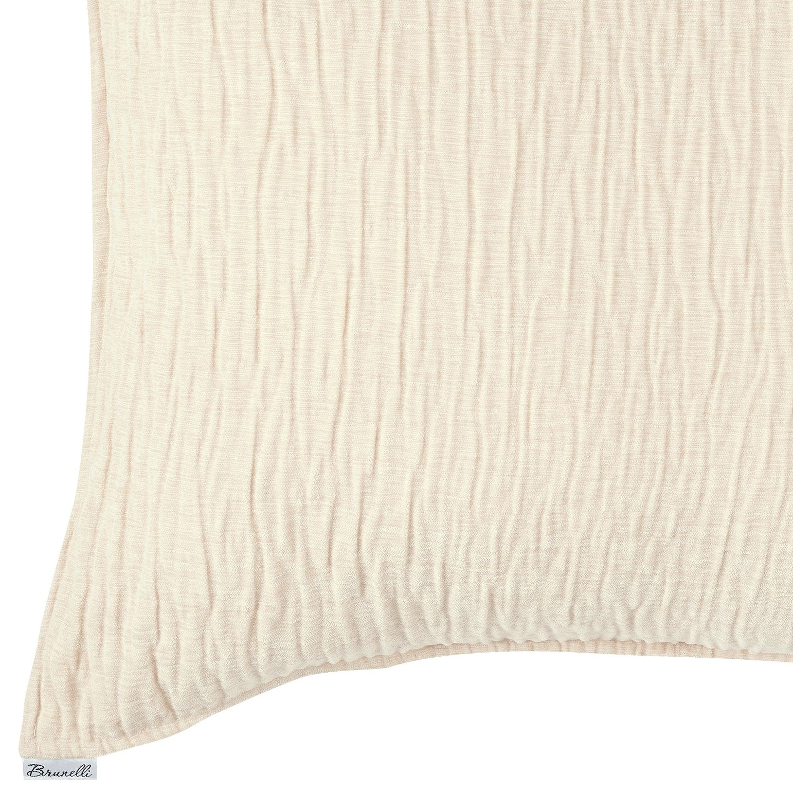 Barbara Cream Textured European Pillow Sham