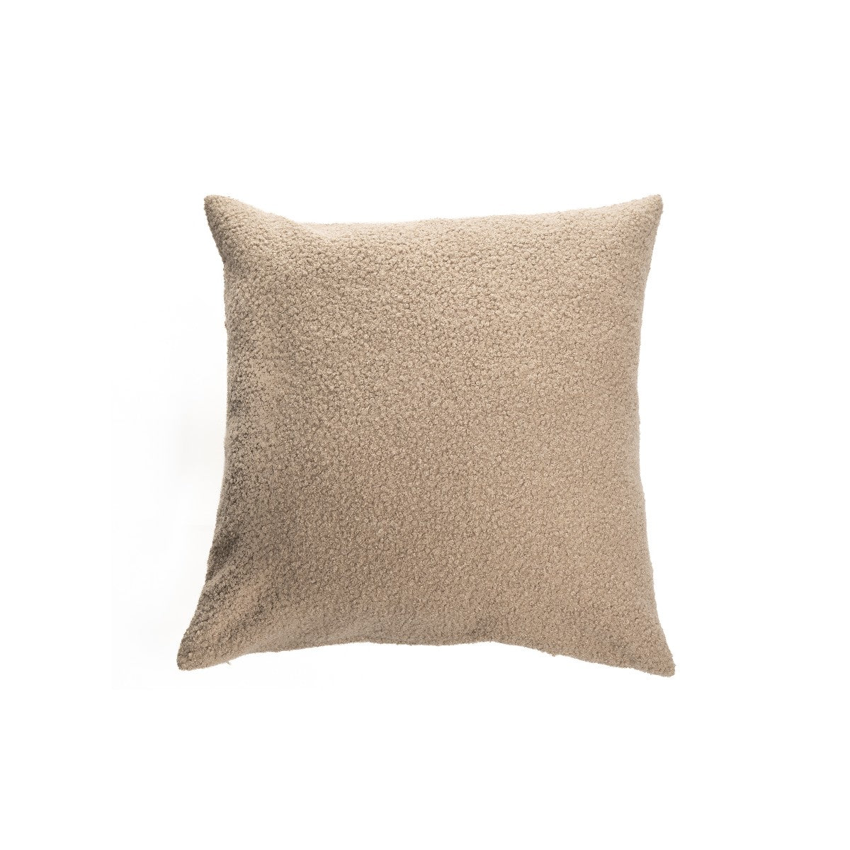 Coussin en faux mouton moka Biquette