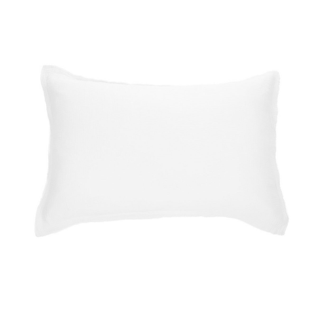 Cache oreiller en lin blanc Linen