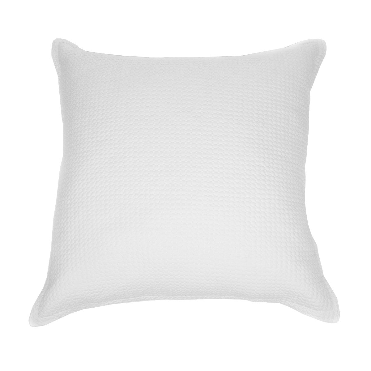 Cache oreiller européen blanc Rustic