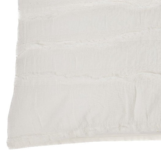 Relax ivory european pillow sham