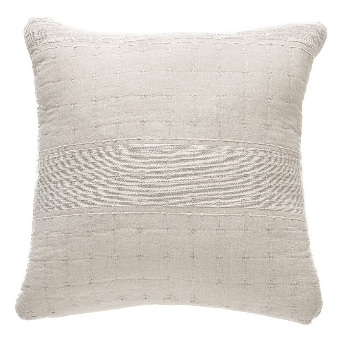 Moss natural toned european pillow sham