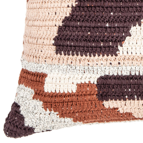 Coussin en tricot Mahée