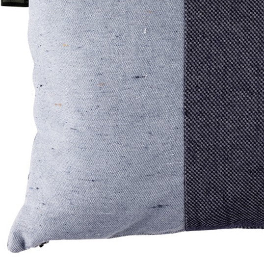 Coussin rectangulaire moderne bleu Remix