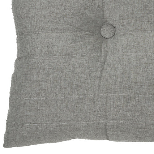 Dumpling grey stitched oblong decorative pillow
