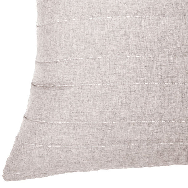 Dumpling natural quilted european pillow
