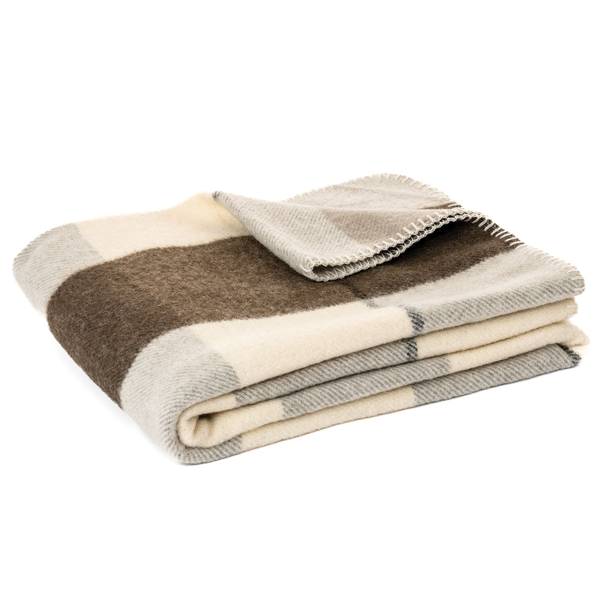 Fudge plaid wool blanket