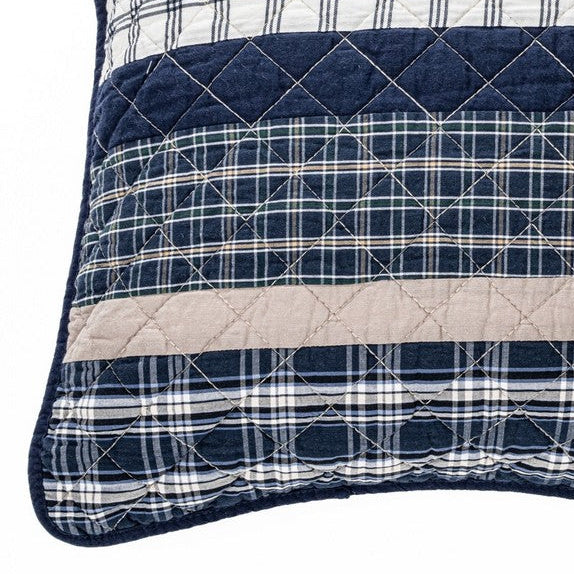 Graham plaid decorative pillow cover