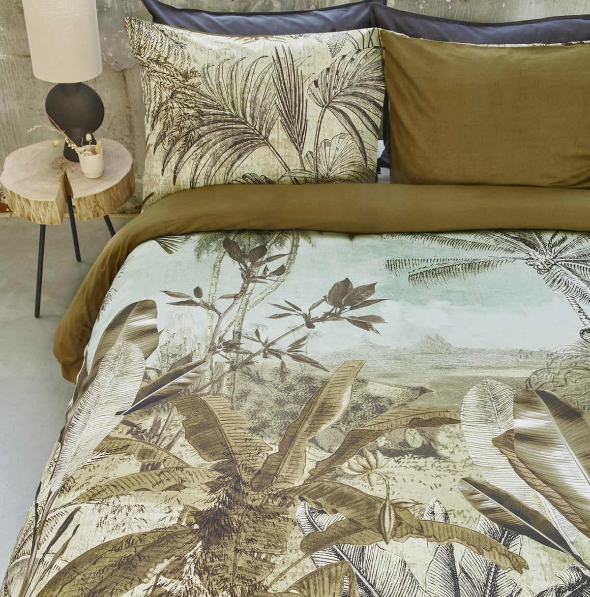 Palma exotic printed duvet cover