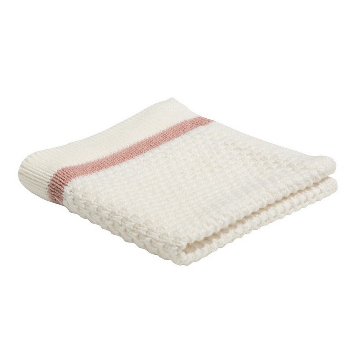 Lavette en tricot crème Nicole