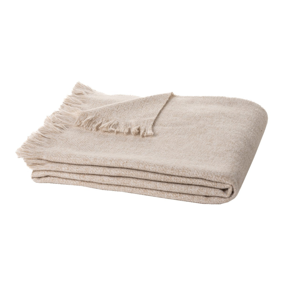 Millie solid natural throw