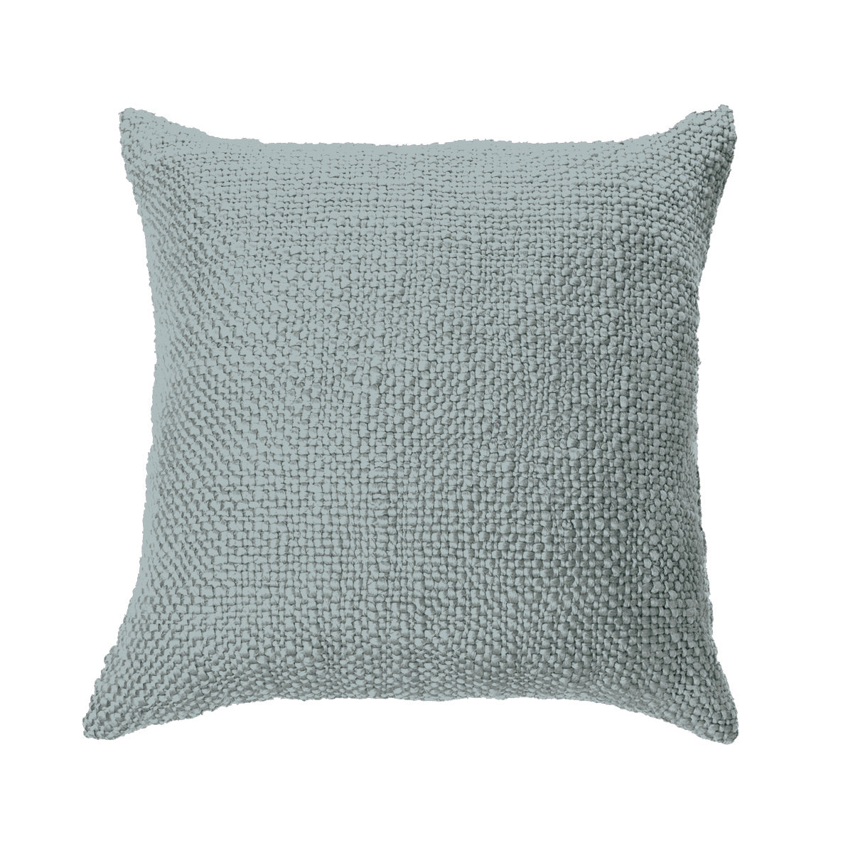 Mollo soft blue knit european pillow