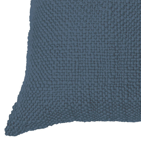 Mollo navy knit decorative pillow