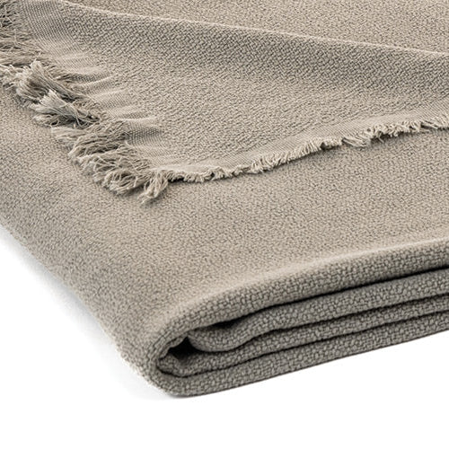 Okou grey woven throw