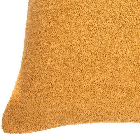 Paddington mustard chenille european pillow
