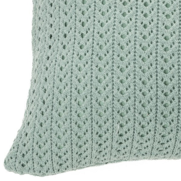 Naja sage knit european pillow