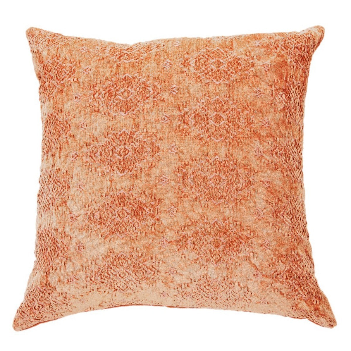 Toro terracotta jacquard velvet european pillow