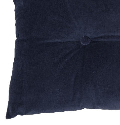 Coussin rectangulaire en velours marine Riad