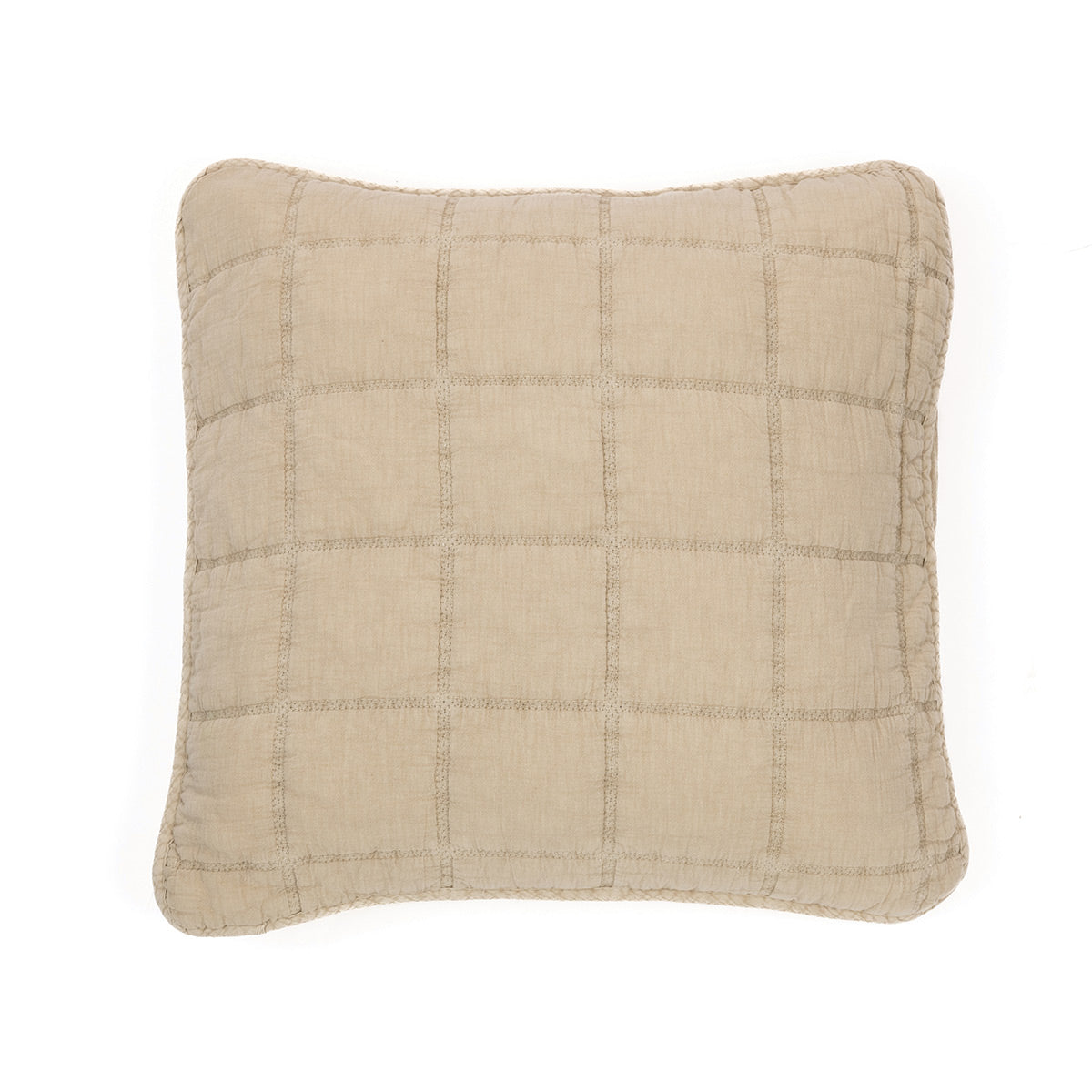 Sweet natural stitched decorative pillow cover