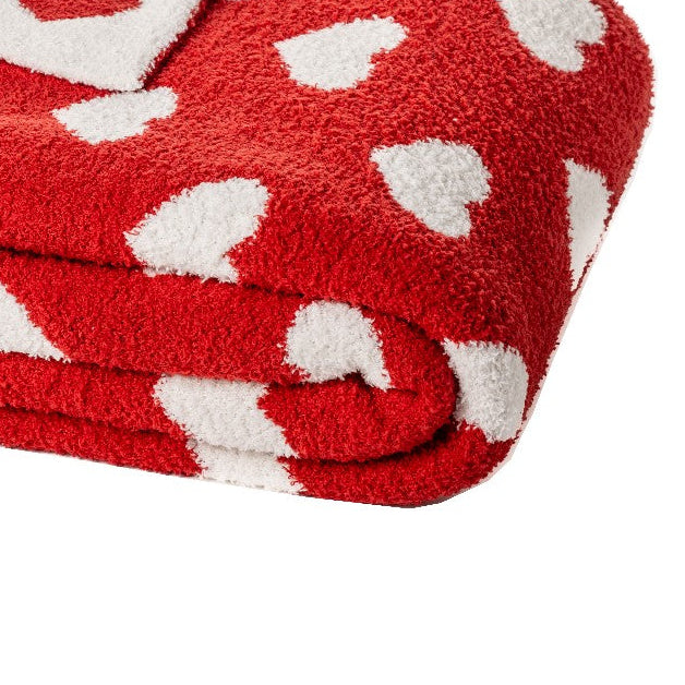 Tenderness natural throw with red heart