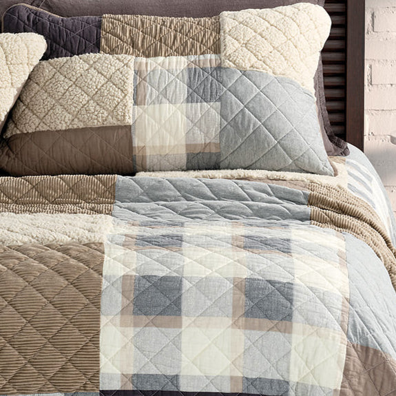 Courtepointe patchwork Alpine