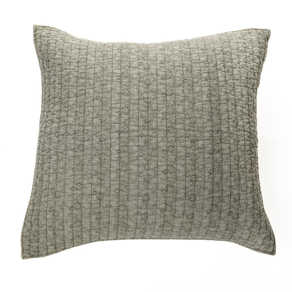 Estelle green decorative pillow cover
