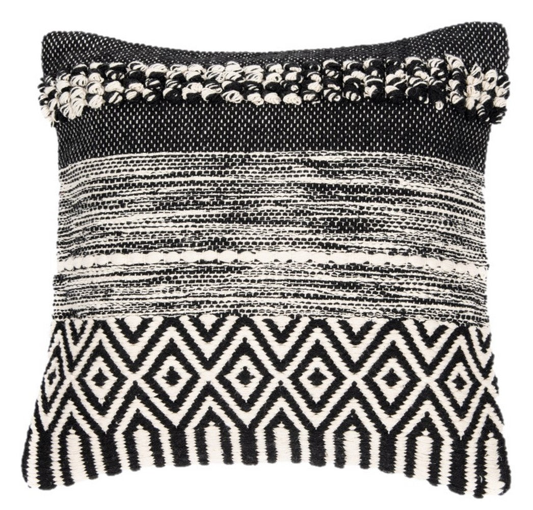Coussin noir et blanc Izel