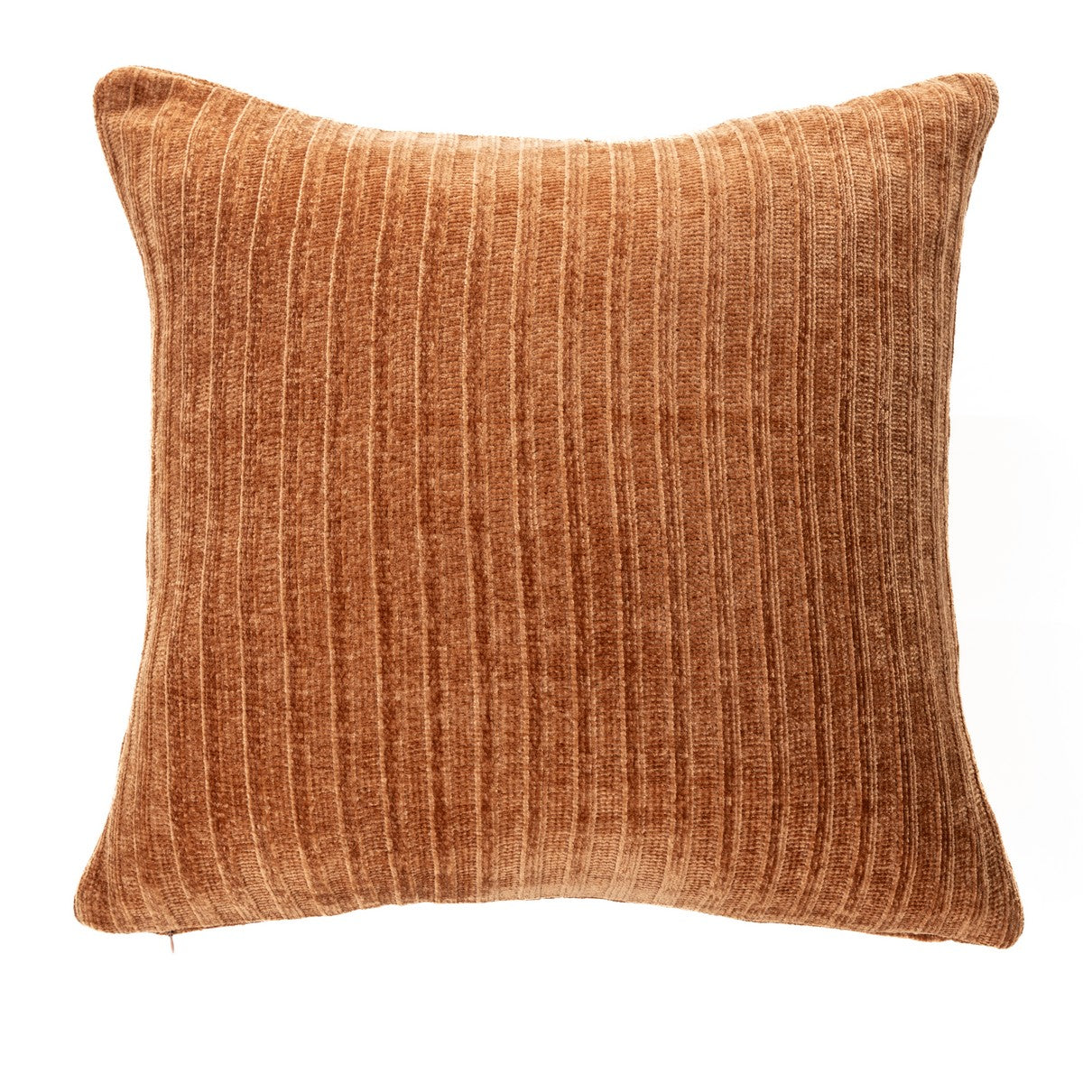Hippy terracotta chenille decorative pillow