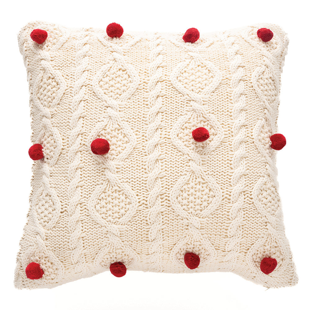 BRUNELLI Bell Cable Knit Pillow