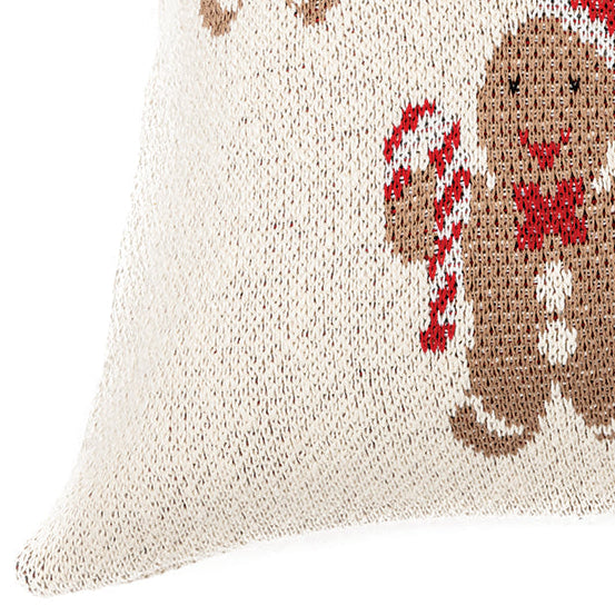 Bonhomme natural decorative pillow