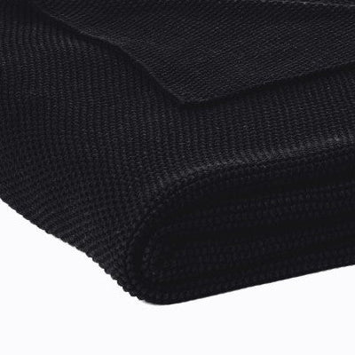 Couverture en tricot noir Charly