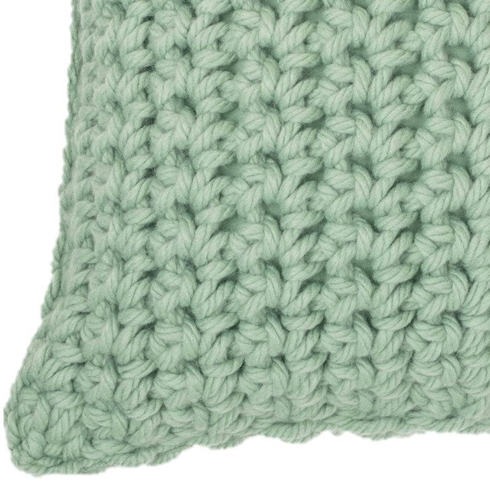 Oreiller européen en gros tricot sauge Gummy