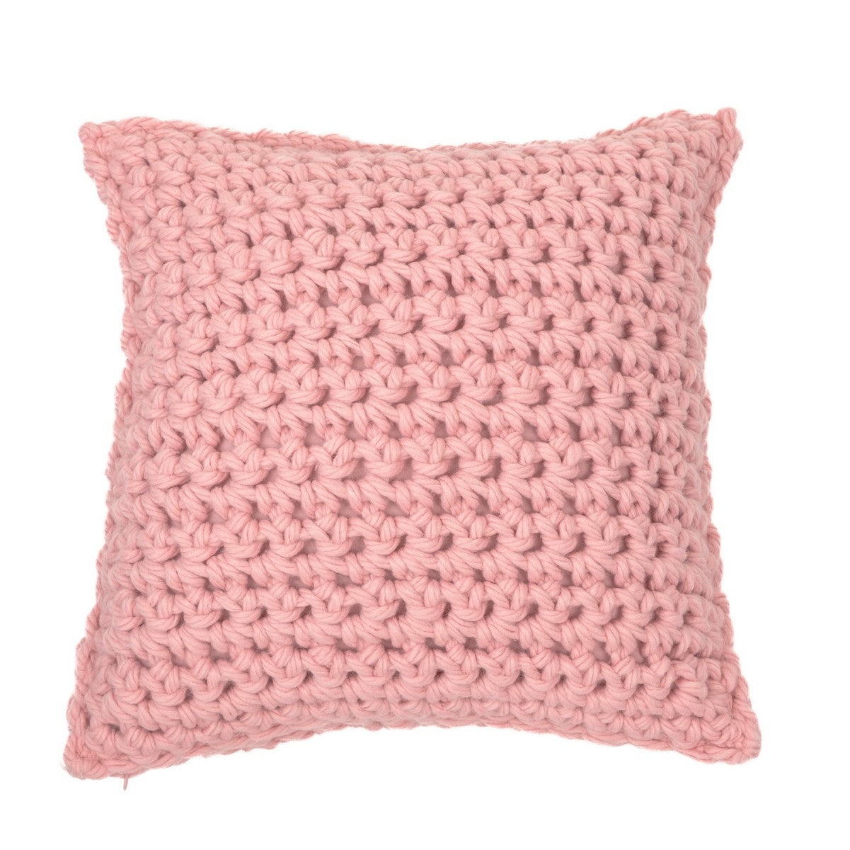 Oreiller européen en gros tricot rose Gummy