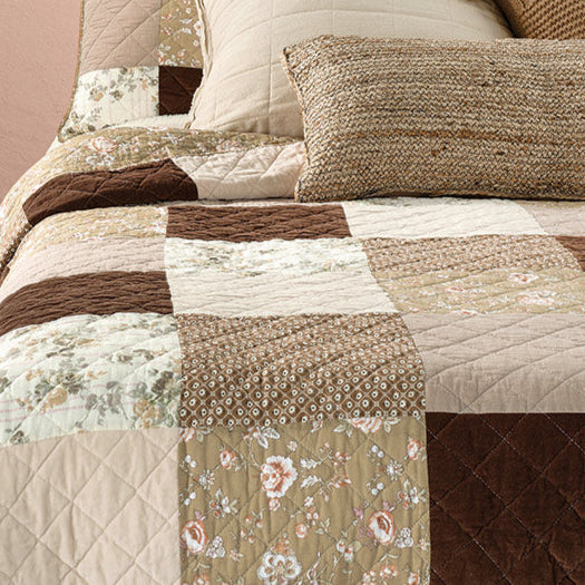 Courtepointe patchwork vintage Gratitude