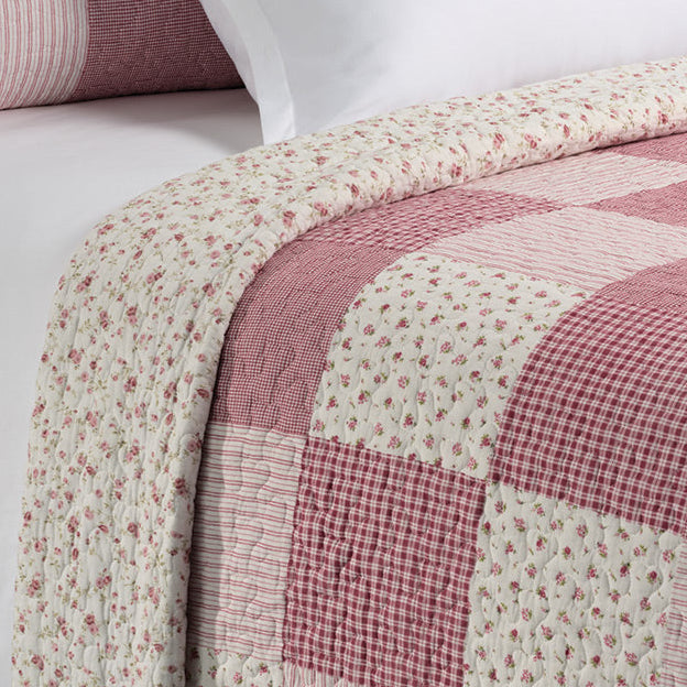 Courtepointe imprimée patchwork Joelle