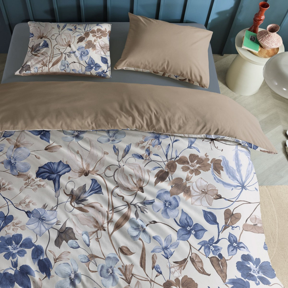 Housse de couette fleurie Loïse