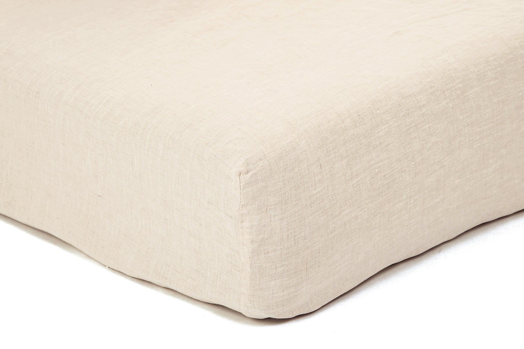 Drap contour en lin naturel Linen