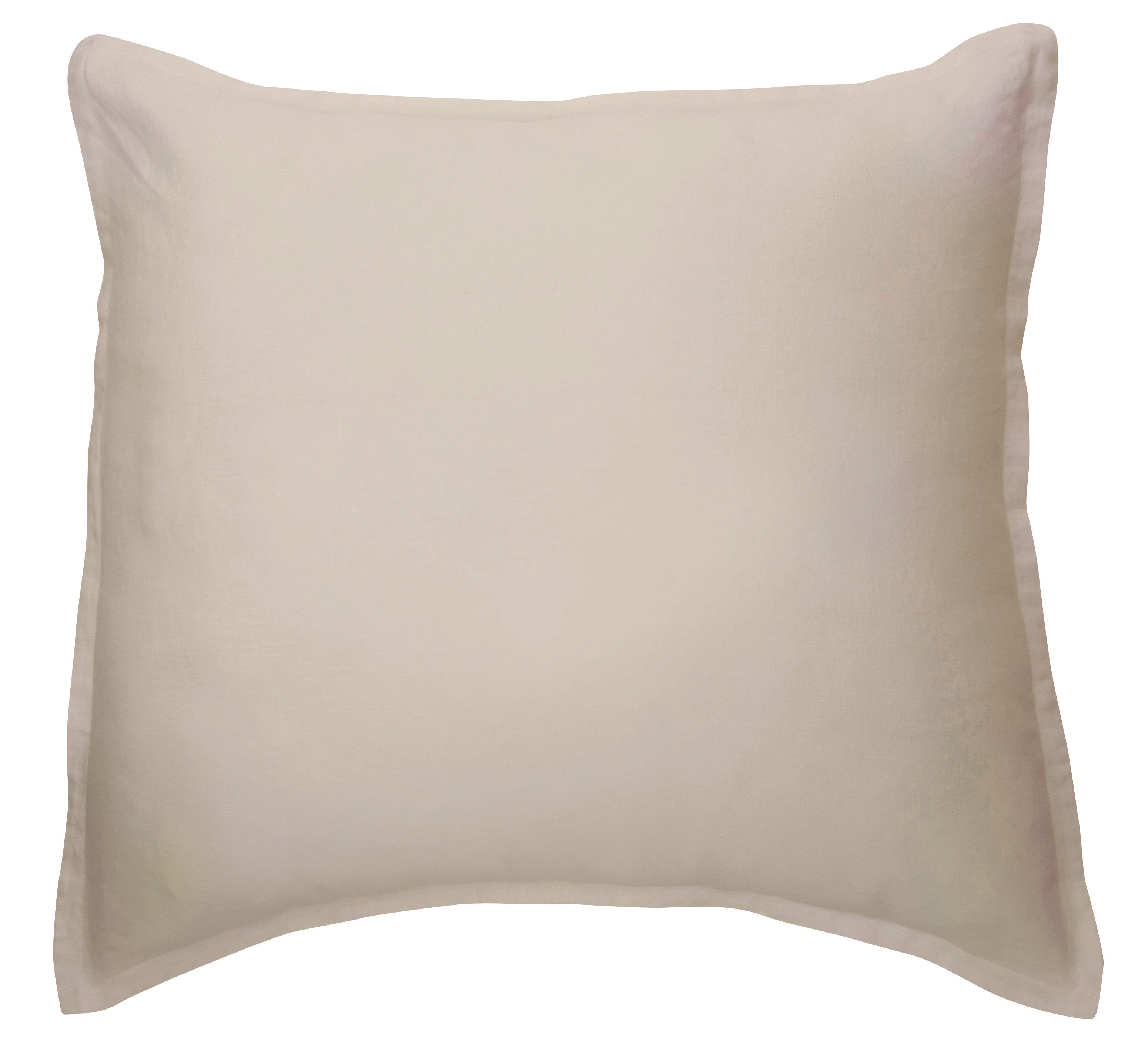 Linen natural european sham
