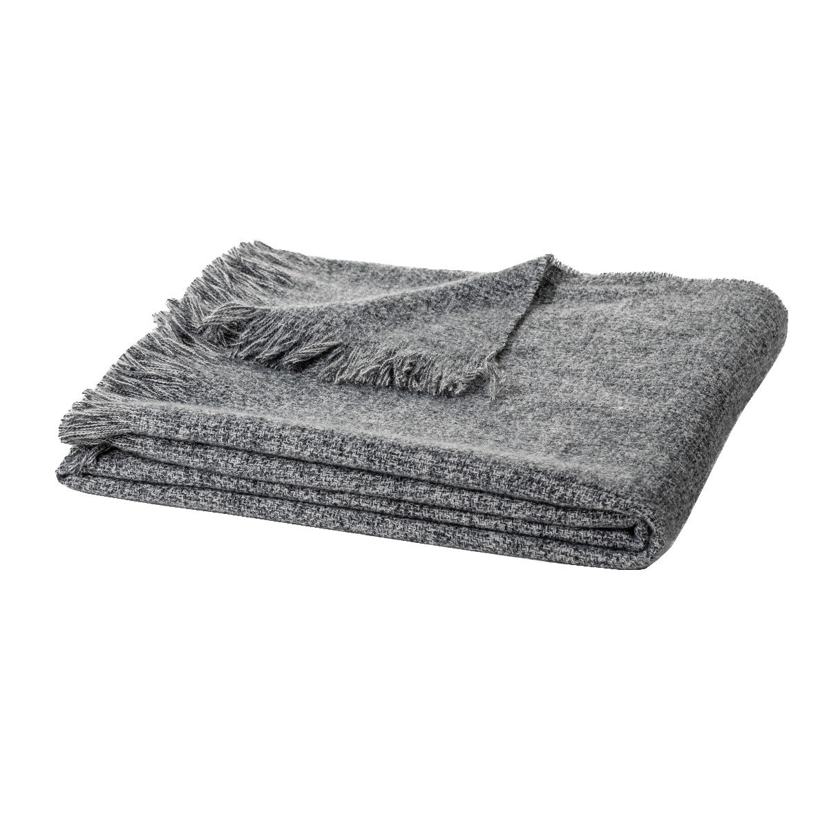 Millie solid charcoal throw